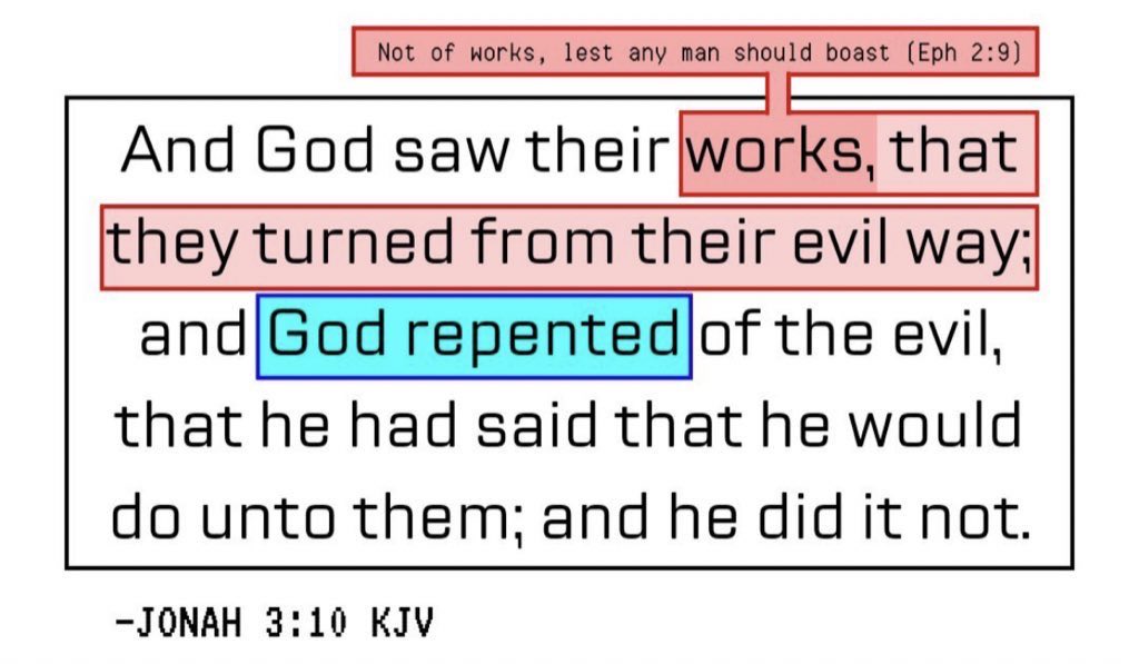TrustJesusAlone's tweet photo. Believe the gospel to receive eternal life, born of the Spirit event takes place instantly.

❌turning from sins

Good work AFTER 

❌work to earn God's 🎁eternal life https://t.co/KfhQCQfaSX