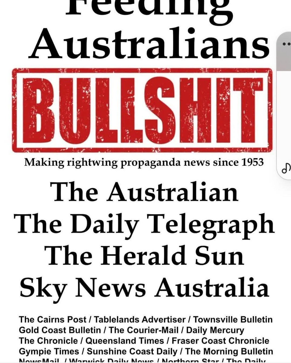 75merc's tweet photo. @AussieBattl3r @JacintaAllanMP How stupid must you be to believe Murdoch propaganda? A Corp that also supports Trump &amp; Maga, Despot Putin, &amp; the abandonment of the NATO alliance.?
So brain atrophied  that they ignore all that, And are suckered into concentrating on the activities of A construction Union.😵‍💫 https://t.co/TnEI3vrWiU
