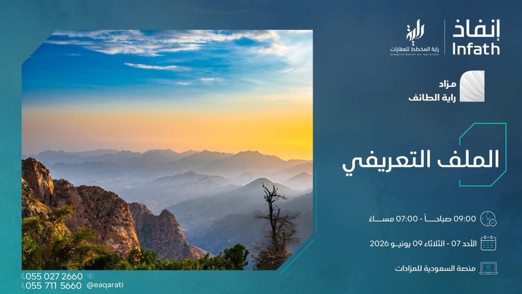 eaqarati's tweet photo. #مزاد_راية_الطائف
البروشور:
https://t.co/ZFacXQsGW6 https://t.co/kb1igDivWa