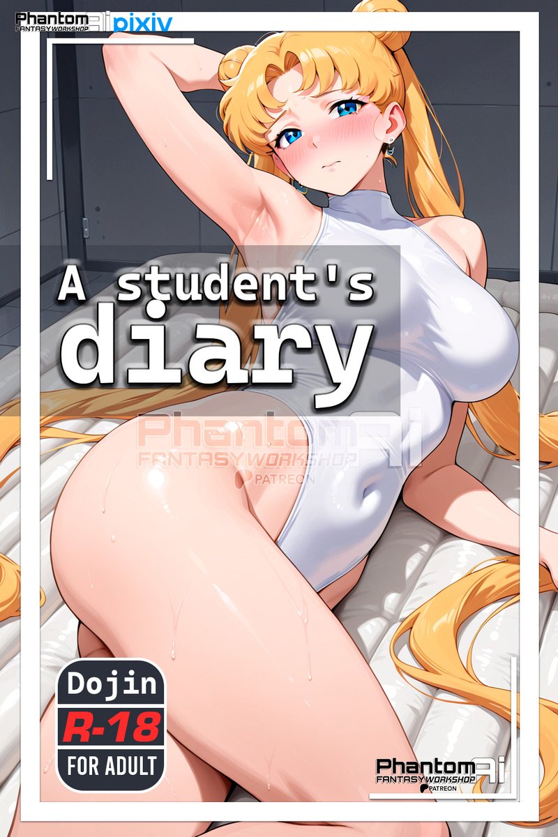 PhantomAIw's tweet photo. A student's diary [Usagi]
available on Patreon Shop ⬇️⬇️⬇️⬇️
https://t.co/wzWsFJrqZn

#sailormoon #tsukinousagi #usagitsukino #aiart #phantomworkshop https://t.co/WwWhSZ9e5l