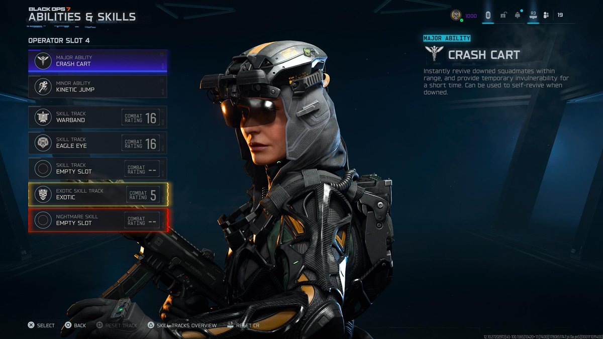 EMPIRETEAM2020's tweet photo. @CODUpdates issue after endgame operator prestige ! Wont get the third skill track! I got 6 exotic skill and stay at lvl 50 combat rating after starting new session! https://t.co/6gxxjNL0Cn