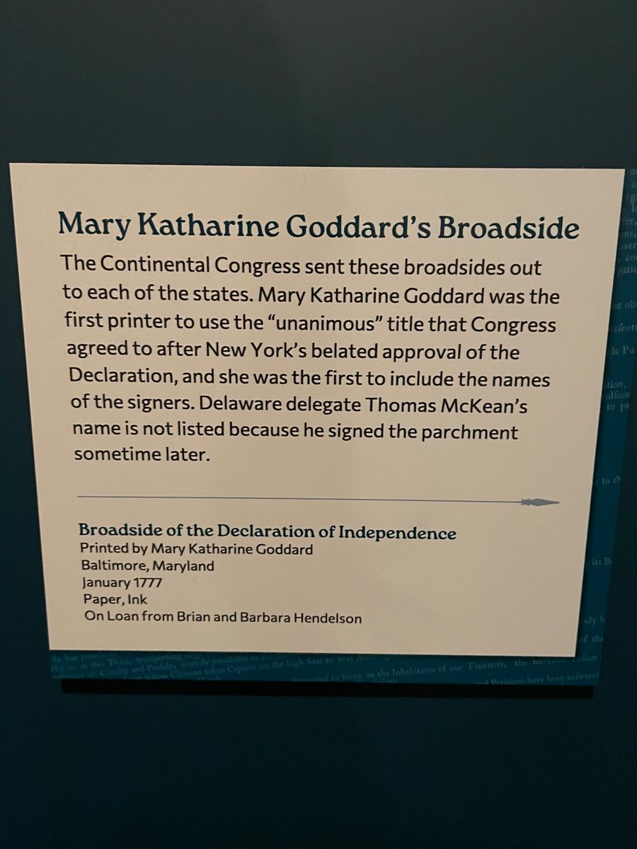 TammiMinoski's tweet photo. The Continental Congress sent these broadsides out to each of the states from the @AmRevMuseum. 
#historyroadtrip 🚙 https://t.co/dl66NbyG5s