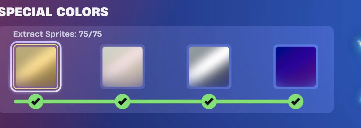 DJyell0w's tweet photo. .@EpicTofuChris, with all the new sprites coming later this season, do you think we can also look forward to more color styles being added as we collect more sprites? 

chrome or even just some more purple or blue options would be really cool to see! https://t.co/0u8Q5GA93x