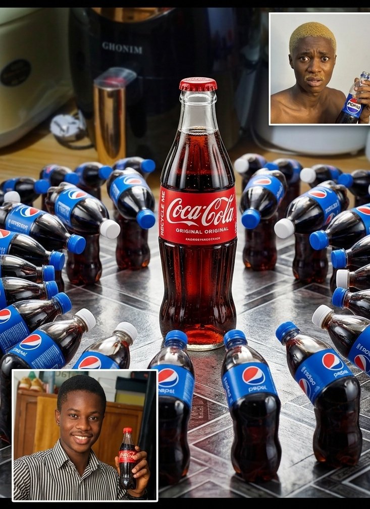 KoredeScribbles's tweet photo. Dear @CocaCola_NG
I strongly believe it has come to your attention that there is a certain individual on this app promoting @Pepsi_Naija, and frankly, everyone around me is tilting towards Pepsi solely due to the traction he’s generating.
As a devoted, lifelong Coca-Cola lover, I have to take matters into my own hands and fight for who truly belongs at the top: YOU.
Every legendary stage needs a Messi and a Ronaldo.
A Coca-Cola and a Pepsi.
A Korede and a 5STAR.
This rivalry didn't just happen; it was designed by the universe itself:
Korede is short, 5star is tall.
Korede is in Medicine, 5star is in Engineering.
Korede treats, 5star barbs.
Korede is fine, 5star is... the opposite.
Everything about us spells opposite. I represent greatness; he represents Pepsi.
Enough of the long talk. I am ready to be your Champion.
Signed,
Korede.