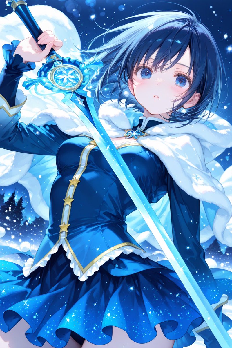 TENIOHADOU's tweet photo. 魔法戦士せりか　ウィンターコスチューム

#魔法戦士えりな https://t.co/xoQPDZAyoy