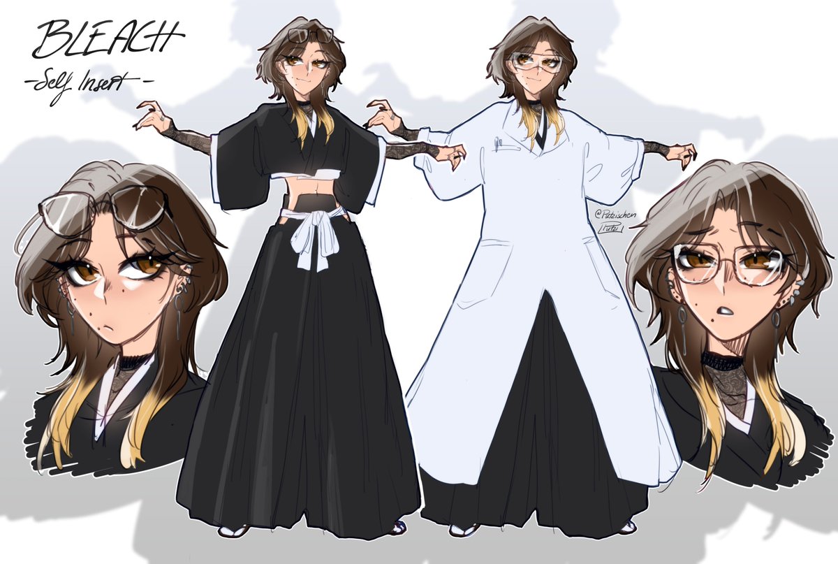 Putzischen's tweet photo. Bleach self insert I've been wanting to draw for so long

#BLEACHOC https://t.co/1hVCJOSiK3