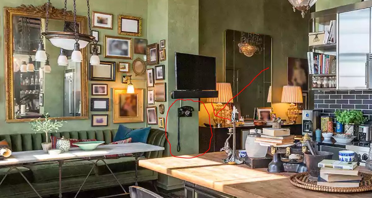 MShulz1859's tweet photo. I'm in the mood to post a daily reminder: There WAS NO PHONE ON THE WALL TO BE SMASHED in Australia.🧵 Where the alleged incident was said to've occured, there WAS NO INFESTRUCTURE in place there for a phone, nor a need for one when there was ALREADY a landline on the island bar! https://t.co/4wqOZYZuYy