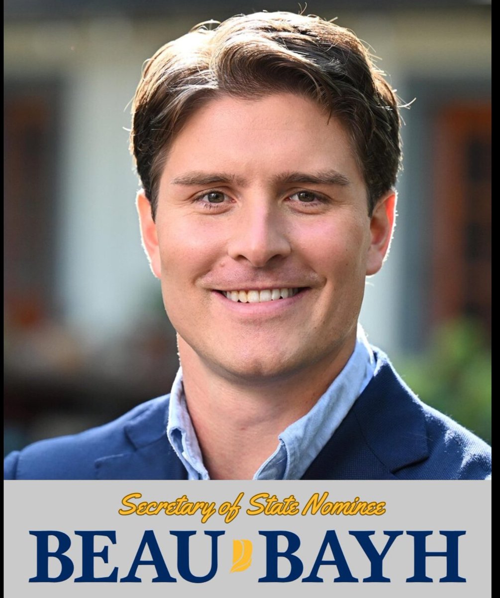 RealHickory's tweet photo. Indiana voters aren't going to be duped by grifting Beau Bayh, trying to rebrand being himself as some "new" kind of Democrat for the future, lol...bullshvaki. 

The only future he's interested in, is his own political future and nothing else!

Trend "NO BAYH" for Indiana! https://t.co/4n7RW7WgYk
