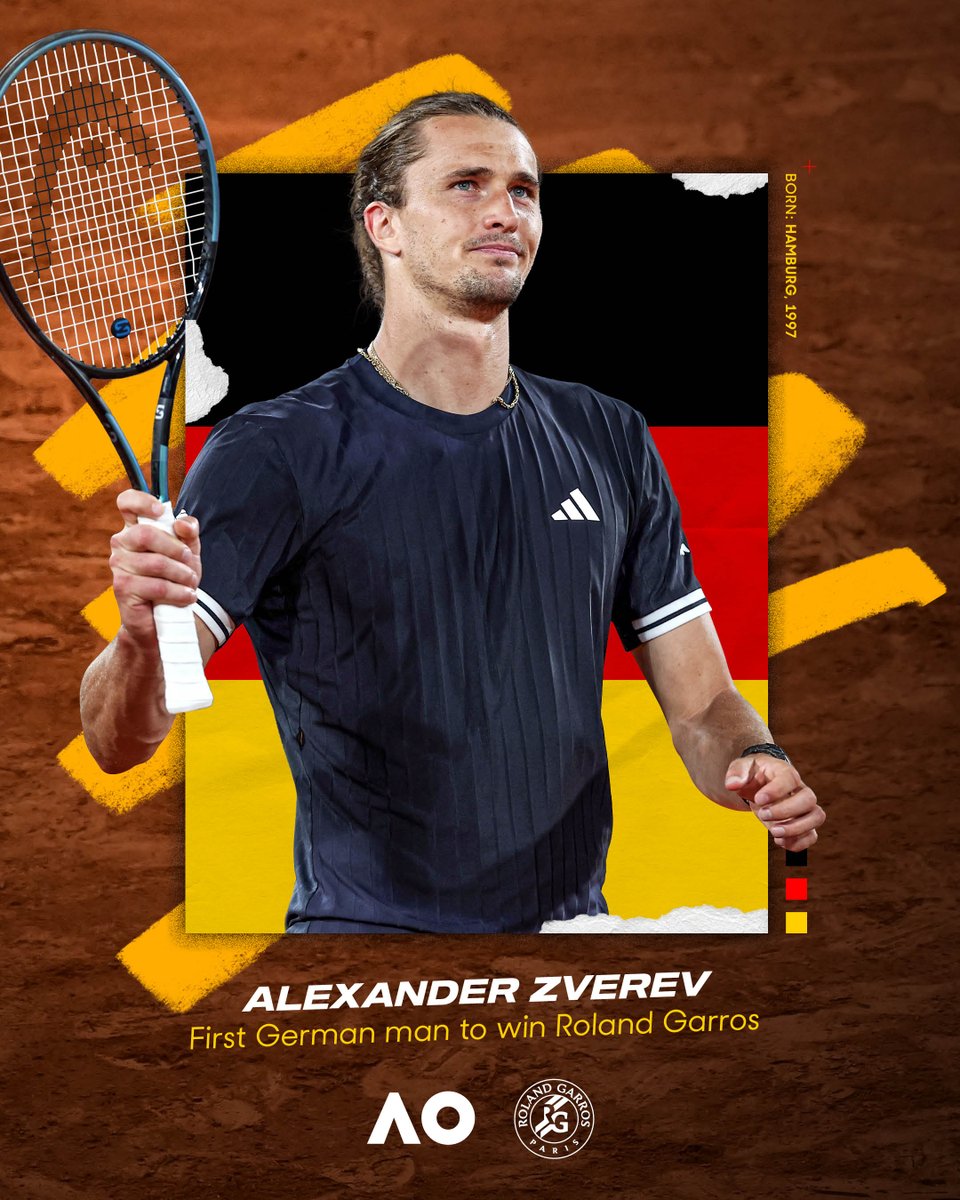 AustralianOpen's tweet photo. Historic 🇩🇪 https://t.co/zpNdJ4YFa8