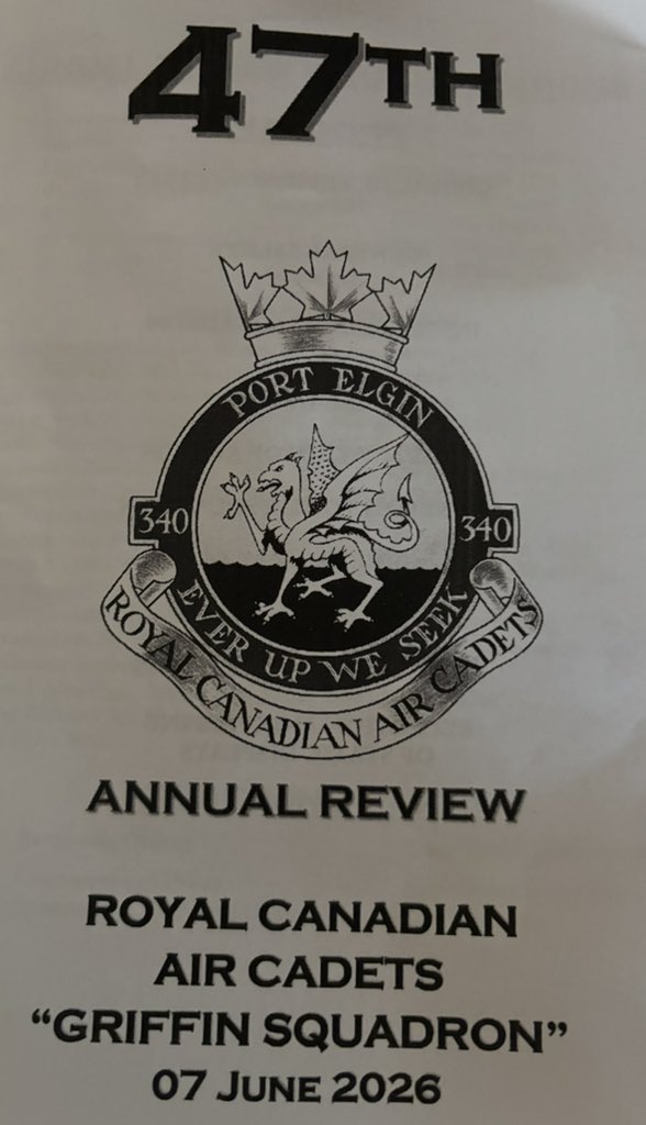 LisaThompsonPC's tweet photo. Did you know the first Sunday in June marks Canadian Armed Forces Day and celebrates the contributions of Canadian military personnel, past and present - and the 47th Review of the #PortElgin Griffin Squadron #340 was a perfect program to recognize this important day.
Captain Jackie Book served as the Reviewing Officer #340. Jackie is recognized by the Canadian Warplane Heritage Museum in a Permanent exhibit as one of Canada's leading Women in Combat for her time in Afghanistan.