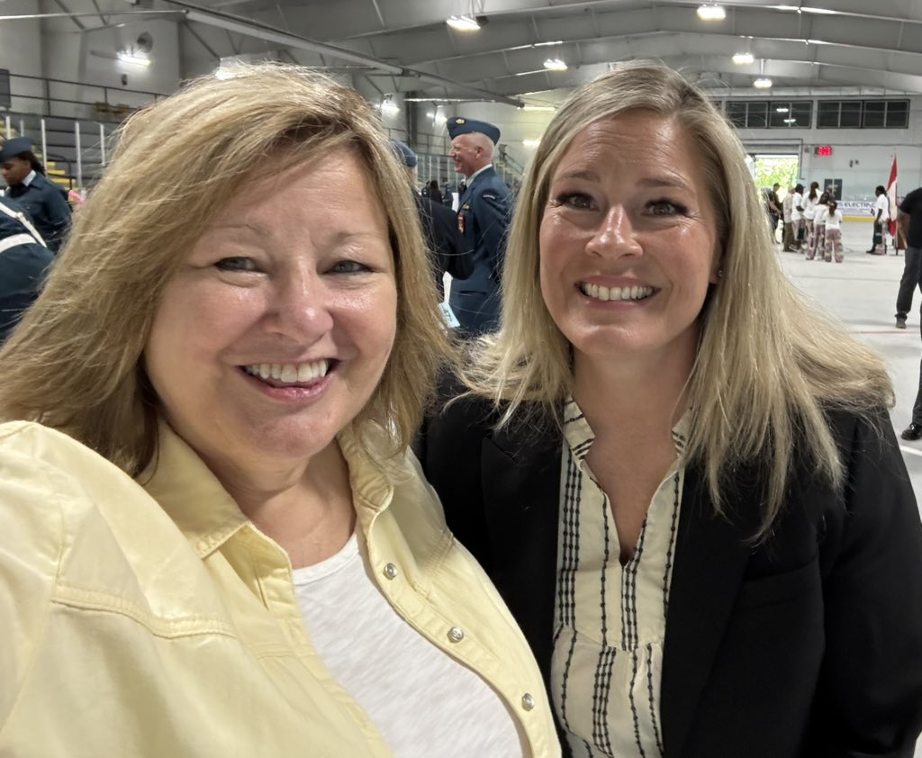 LisaThompsonPC's tweet photo. Did you know the first Sunday in June marks Canadian Armed Forces Day and celebrates the contributions of Canadian military personnel, past and present - and the 47th Review of the #PortElgin Griffin Squadron #340 was a perfect program to recognize this important day.
Captain Jackie Book served as the Reviewing Officer #340. Jackie is recognized by the Canadian Warplane Heritage Museum in a Permanent exhibit as one of Canada's leading Women in Combat for her time in Afghanistan.