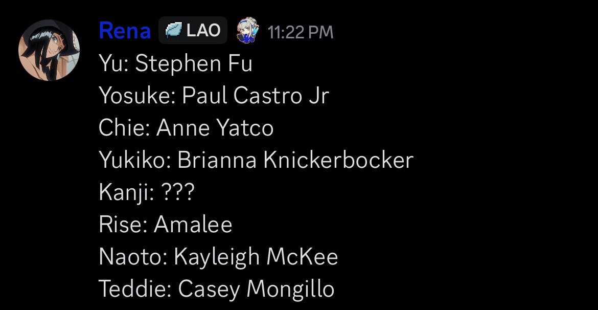 nicorenin's tweet photo. me and a few others think we’ve figured out most of the main P4R cast from the update trailer! we could be very wrong, but i’m confident enough with some of these guesses. https://t.co/uO4qOb2HqZ