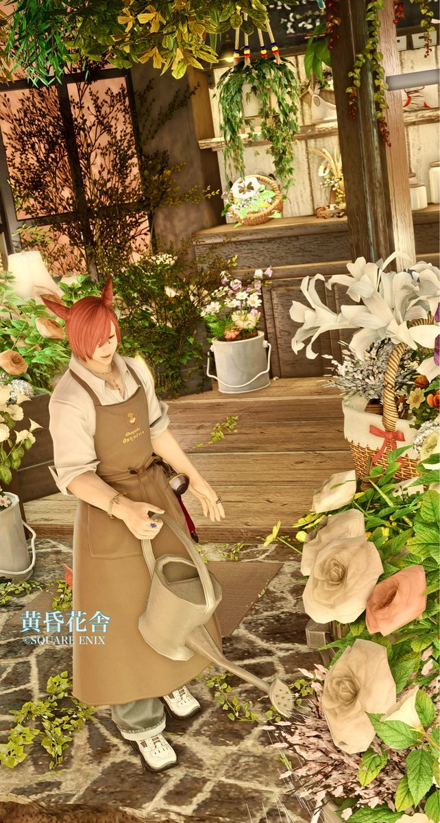 Sion_ff14_'s tweet photo. 緊急ミッション- ̗̀📣の連絡に慌てて飛んでいったら、宇宙人扱いされて入れなかった🌎
自分のサーバーを育てるコンテンツなのね🏭🏗️

お花に水あげて帰りました🌼*･
 #Kiar_st

今週も頑張っていきまっしょい🐄☀️𓂂𓏸 https://t.co/On9WCww5Wq