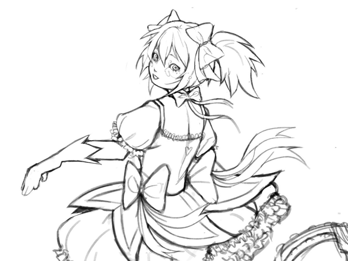 Lukedibujines's tweet photo. Wip #madokamagica https://t.co/uE9oO42eYZ