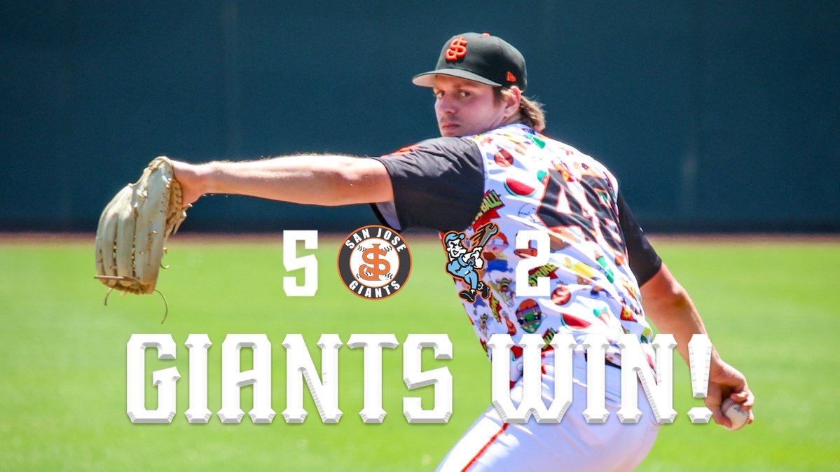 SJGiants's tweet photo. Giants close out the home stand with a WIN! https://t.co/tYkEA6w58J