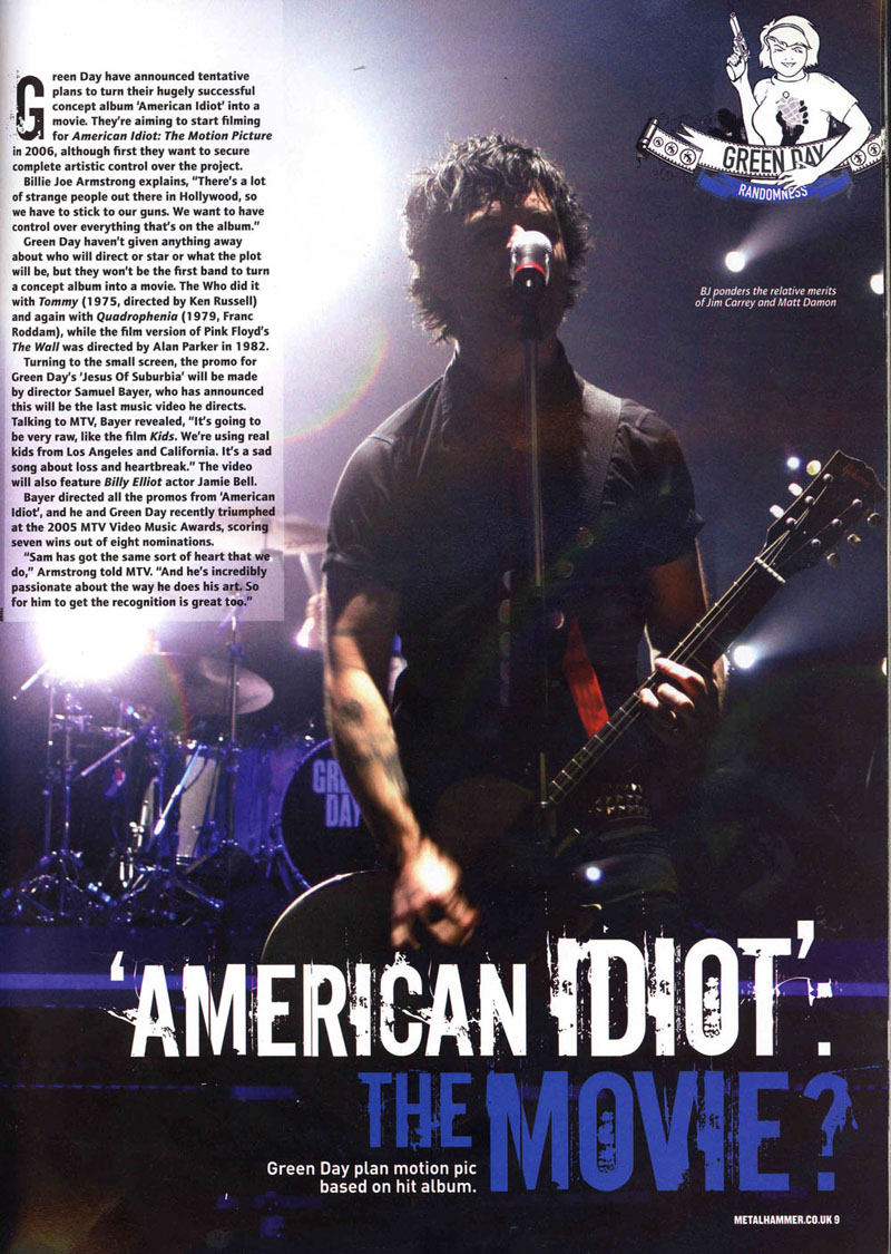 ArchiveGreenDay's tweet photo. Green Day #gdtwt

Hammer Magazine - December 2005

"I really resonate with Tre in this magazine" - 🌸 https://t.co/LqMjlh0cVk