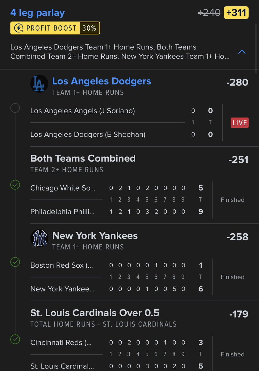BetBossSports's tweet photo. ✅Dodgers just went B2B so another one! https://t.co/z4LKyQ88fG