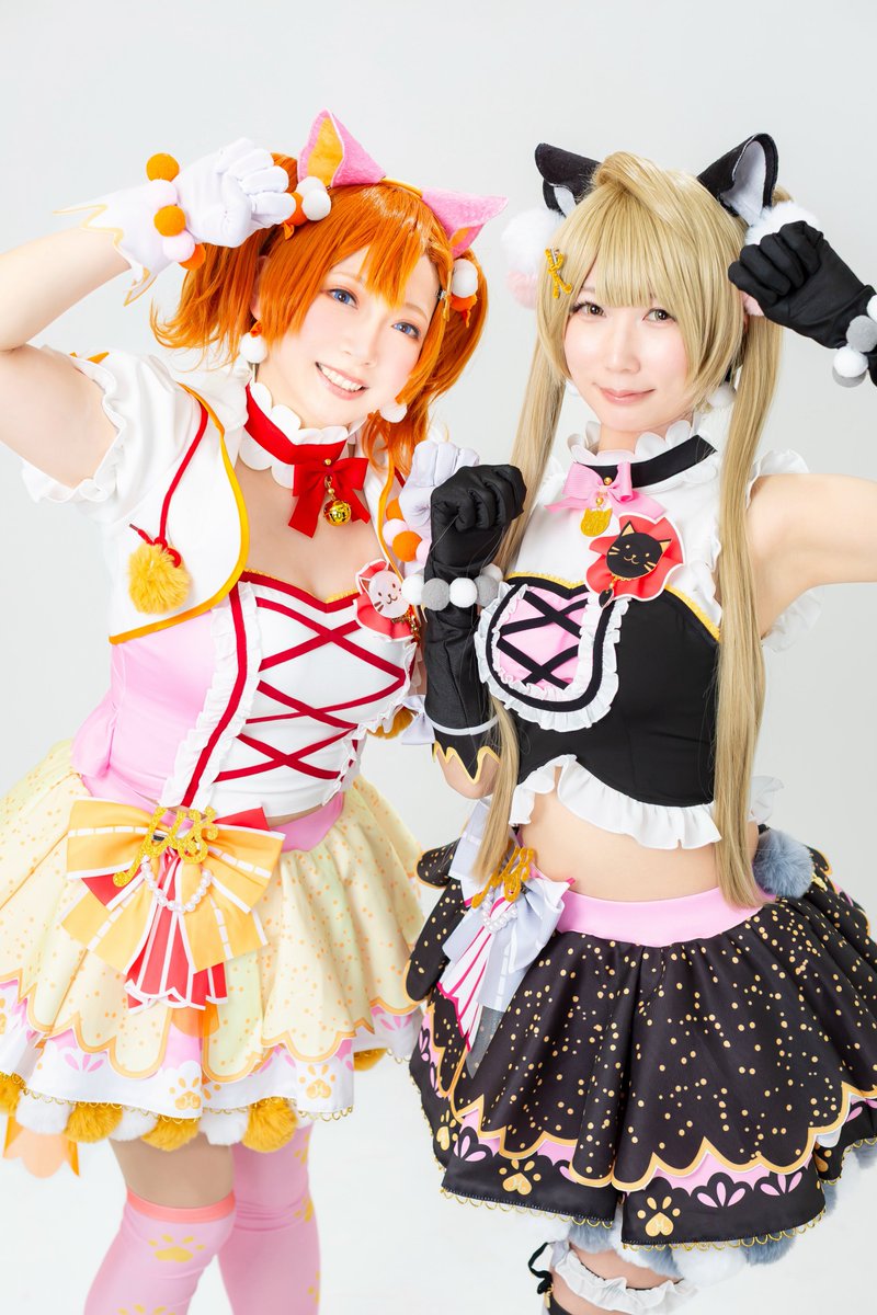 orange_my_love's tweet photo. 【Cosplay】
ラブライブ！/キャットツインテール🐈
穂乃果🧡miki
ことり🤍@angel_yumimi 
Photo:@shachi_snow 
#にゃんこついんてーる大集合0326 https://t.co/YggdrzAVzp