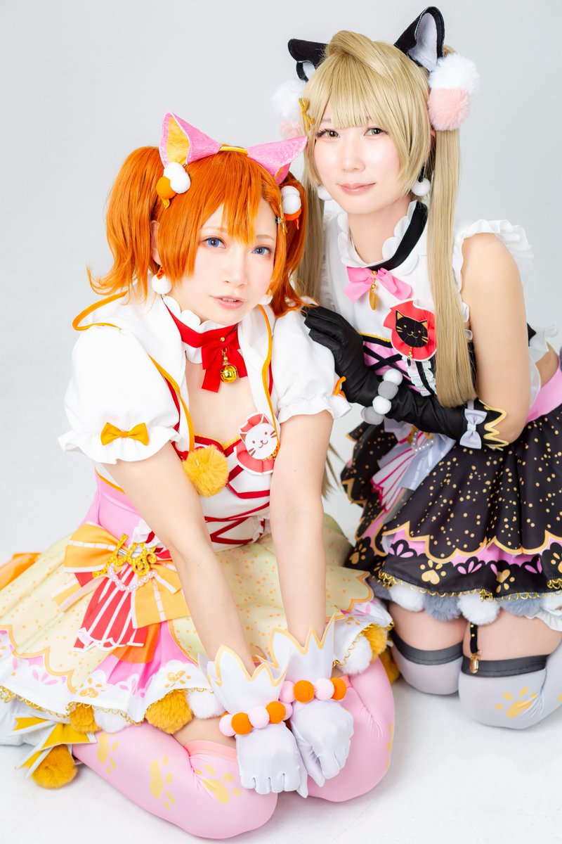 orange_my_love's tweet photo. 【Cosplay】
ラブライブ！/キャットツインテール🐈
穂乃果🧡miki
ことり🤍@angel_yumimi 
Photo:@shachi_snow 
#にゃんこついんてーる大集合0326 https://t.co/YggdrzAVzp