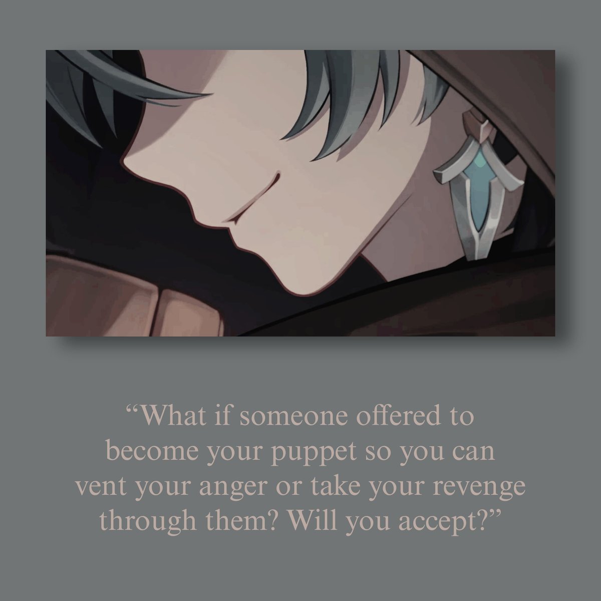 2DRP_AU's tweet photo. 2DAU!  ❙ ❘  NSFW, DD:DNE.

A man whose face hidden sat next to you. He said nothing at first, until he posed a question. Will you provide him your answer? 

—— W-OC. (You may repost for future interactions, or drop a keyword for a different interaction.) https://t.co/8ZzX53Twrz