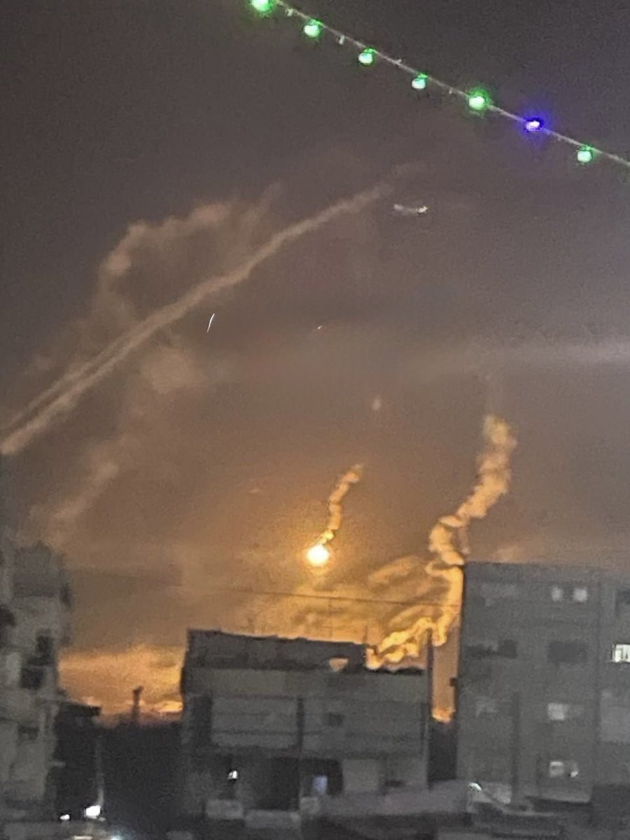 shameensuleman's tweet photo. 🟥 UPDATE NUMBER FIVE | 7 JUNE 2026

🔳 Sources: journalists on the ground

🟥 GAZA

🔳 israeli artillery shelling continued across Gaza late into the evening, with bombardment reported east of Jabalia refugee camp in the north, illumination flares fired east of Al-Bureij in central Gaza, and heavy shelling east of Khan Younis in the south. Around Bani Suheila roundabout and Salah al-Din Road, israeli military vehicles fired smoke bombs and illumination rounds, with local sources reporting fires breaking out southeast of Bani Suheila after the rounds landed in the area. Heavy gunfire was also reported from israeli military positions east of Khan Younis as the escalation continued through the night.

🔳 A new group of Palestinians arrived back in Gaza through the Rafah crossing, even as movement through the crossing remains restricted and tightly controlled. At the same time, families inside Gaza continue to describe the daily collapse of basic life, including one mother who appealed for help for her child suffering from oxygen deficiency and severe wasting due to the lack of healthy food, saying they no longer have basic necessities such as food, water, milk or diapers.