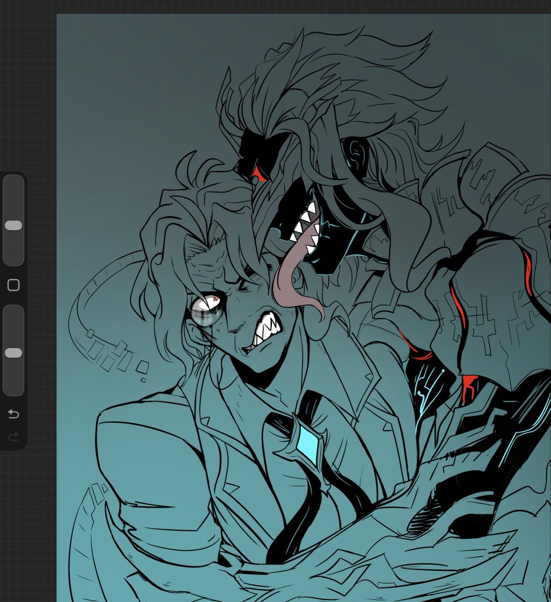Arcticdust1's tweet photo. A sneak peek at what I’m working on…. I’d lick Zandik too https://t.co/YpgDFonRrR