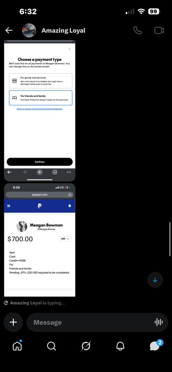 Screwu37's tweet photo. Don’t fall for this it’s Photoshop and AI for real. These are scammers out here to get you. https://t.co/VTIM4bcpC2