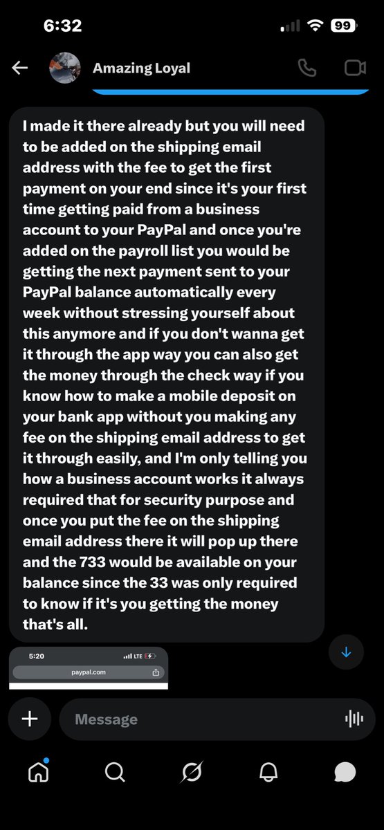 Screwu37's tweet photo. Don’t fall for this it’s Photoshop and AI for real. These are scammers out here to get you. https://t.co/VTIM4bcpC2
