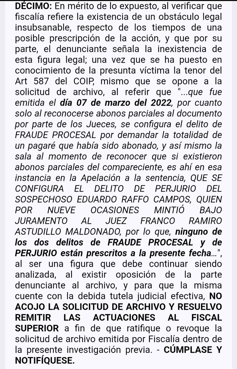 DARBU69's tweet photo. Señora Presidente @mechascaicedo del @CJudicaturaEc 

Señores Vocales 
@_AlfredoCuadros
@MagalyRuizCajas
@DamianLarcoG

@CJGuayas
@CorteGuayas
@FiscaliaEcuador
@DEFENSORIAEC 

Existe un Expediente No. 09100202600012G, con solicitud de Declaratoria Jurisdiccional de "ERROR INEXCUSABLE", en contra de la Fiscal INES MARÍA BARCO LOOR. 

Este expediente fue sorteado a la Sala desde el 19 de febrero del 2026, pero hay una "LOBISTA", que utiliza "INFLUENCIAS" en favor de la denunciada, que es correista y brazo ejecutor de GALO CHIRIBOGA, EX FISCAL GENERAL DEL ESTADO.

Recordemos el "CASO DE QUINSALOMA", de @GaloLaraY
Ella busca a su otra amiga íntima la "MARTINA", con la consigna de que la ayuden, y que le tengan el expediente ahí en el congelador, hasta poder conseguir la "PRESCRIPCIÓN". 

También existe una disposición del Señor Fiscal General del Estado, de que se inicie una investigación por delito de "FRAUDE PROCESAL" en contra de la misma denunciada por este tema disciplinario, y contra mas servidores Judiciales involucrados, es decir por los mismos hechos, se tramita en el DESPACHO DE FUERO PROVINCIAL 1 GUAYAS.

Señores del Consejo de la Judicatura, si quieren acabar con la corrupción, aquí les expongo otro caso comprobado, que la Jueza (PONENTE) OLGA MARTINA AGUILERA ROMERO (CORREISTA), fue compañera de la denunciada INES MARÍA BARCO LOOR (CORREISTA) en la Fiscalía General del Estado, antes de ser Jueza, será esto un caso más de "ESPÍRITU DE CUERPO", entre los servidores Judiciales. 

Cuando Usted quiere demostrar su "INOCENCIA", lo que más desea un denunciado o procesado es la "CELERIDAD PROCESAL", y no mas bien la lentitud en el trámite correspondiente, que busca determinar si existe o no un "ERROR INEXCUSABLE". 

Será acaso, que la denunciada Fiscal INES BARCO LOOR (CORREÍSTA), esta muy preocupada, porque busca jubilarse, y dejar en la impunidad tantos actos que cometió en el pasado, y no ser DESTITUIDA del cargo.

Ahora resulta, que en mi caso que he denunciado, el Juez resolvió "NO ACEPTAR EL ARCHIVO DE LA INVESTIGACION DEL DELITO DE FRAUDE PROCESAL" por una supuesta "PRESCRIPCIÓN", en contra del sospechoso EDUARDO ALFONSO RAFFO CAMPOS. 

Y el Juez dejo en claro que ninguno de los "2 DELITOS ESTÁN AÚN PRESCRITOS", es decir esta Fiscal INES BARCO LOOR boicoteo 6 veces la AUDIENCIA DE FORMULACIÓN DE CARGOS hasta conseguir que la Fiscalía "ARCHIVE" el caso. 

Esto es "CORRUPCIÓN JUDICIAL", estas ARTIMAÑAS y PATRAÑAS, son las que hacen siempre estos funcionarios Judiciales corruptos, para de esta forma poder archivar, abstenerse, desestimar o prescribir causas y conseguir dar de baja a expedientes administrativos. 

👇 ONUS PROBANDI 👇