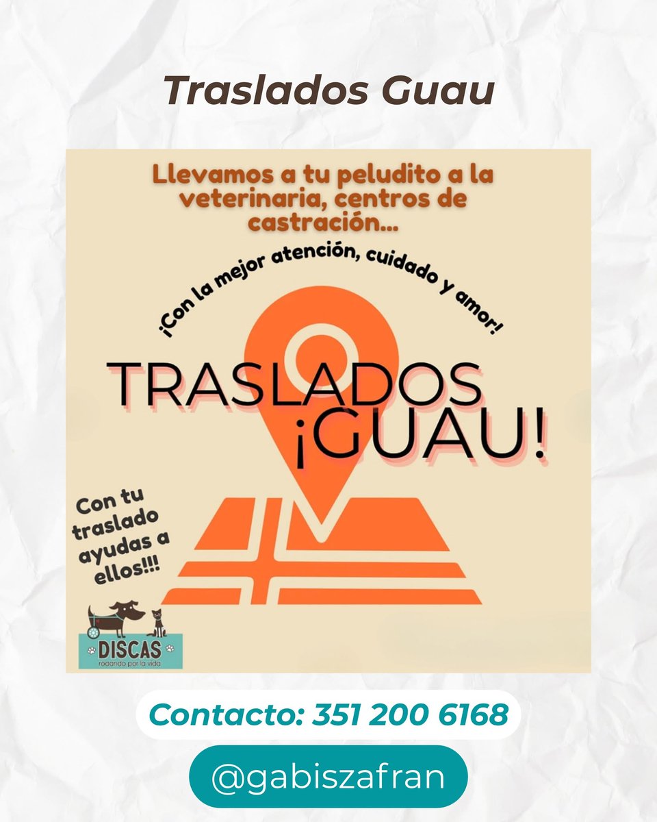 DiscasCba's tweet photo. Conocé a los Sponsors que nos permiten seguir rescatando y rehabilitando vidas 📷
San Nicolas Salud Mental @sannicolas.saludmental
Clínica Privada Integral de Salud Mental
Contacto: 351 703 4611
Traslados Guau @gabiszafran

SIGUE👇👇👇 https://t.co/f8sBS5a4l5