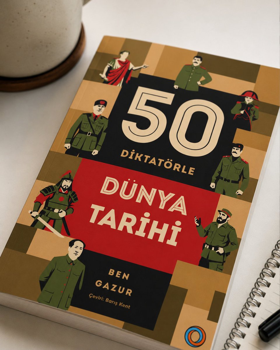 orendakitap's tweet photo. Dünyanın dört bir yanından ve tarih boyunca yaşamış diktatörleri konu alan 50 Diktatörle Dünya Tarihi, güçlülerin egemenliklerini korumak ve artırmak için ne kadar ileri gidebileceklerini ve ne kadar alçalabileceklerini gözler önüne seriyor. https://t.co/wfyIikCAuN