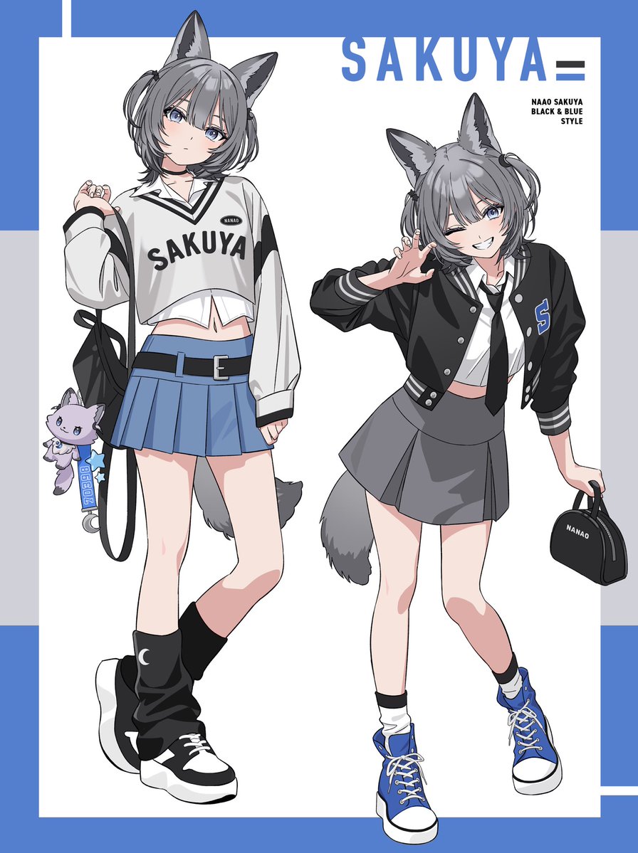 七狼さくや🐺💙新人VTuber tweet media