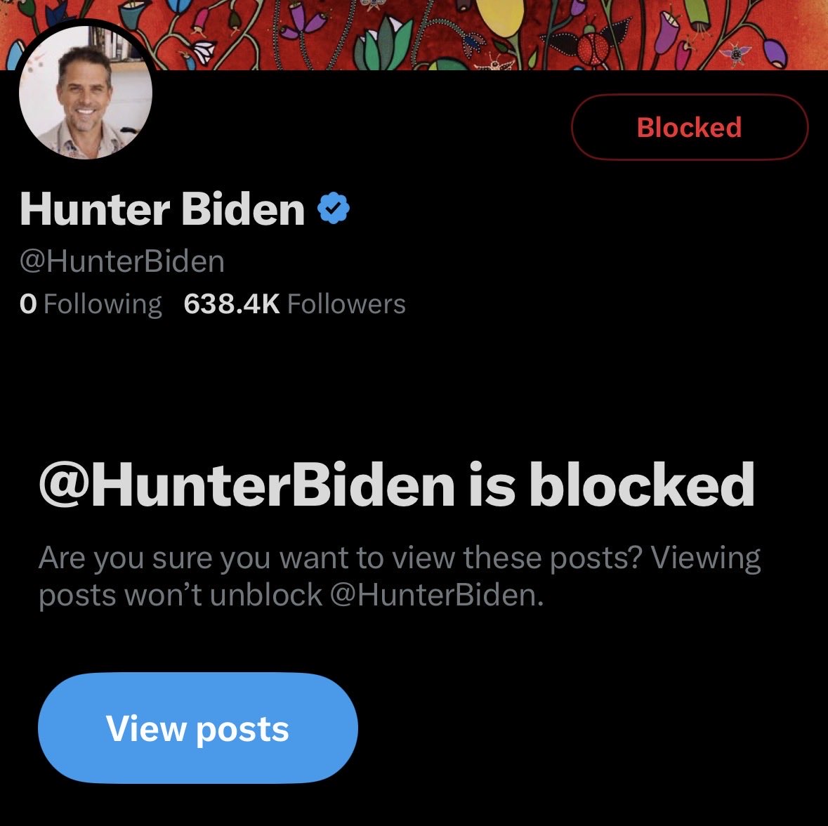 Amy31129057's tweet photo. @4thOfJuly365 Blocked as soon as he was forced on my feed. https://t.co/8XmBZBMk2L