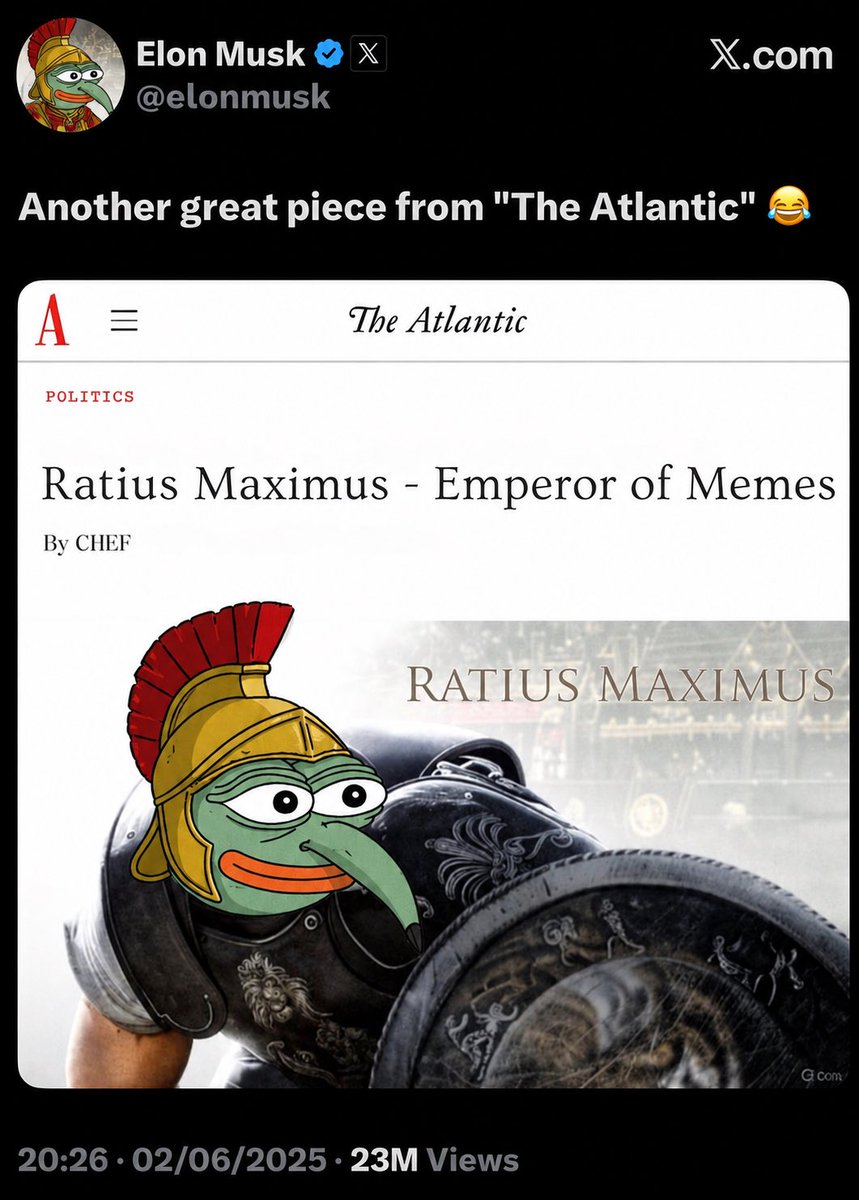 ethirini's tweet photo. Hey 👋 Elon it’s $RATIUS NOW 0x5296CebE12bcEb896e86D05Ed4e6639116acC411 https://t.co/CbJ6bUhAy6