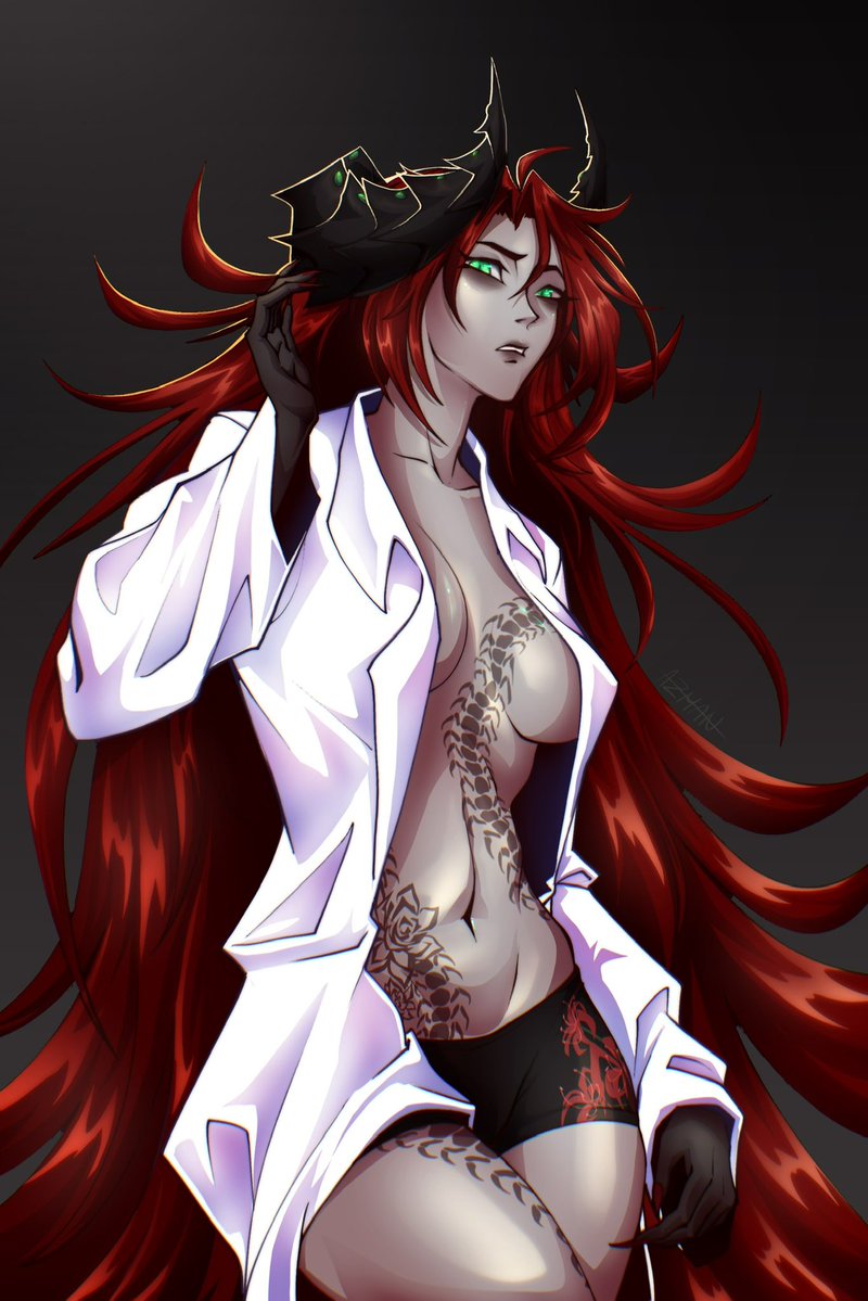 BeelzebubBxtch's tweet photo. Dark Circles ~ 🥀

#BeelzInked #VTuber 
🎨: #azman_who https://t.co/6xeWHQg0qw