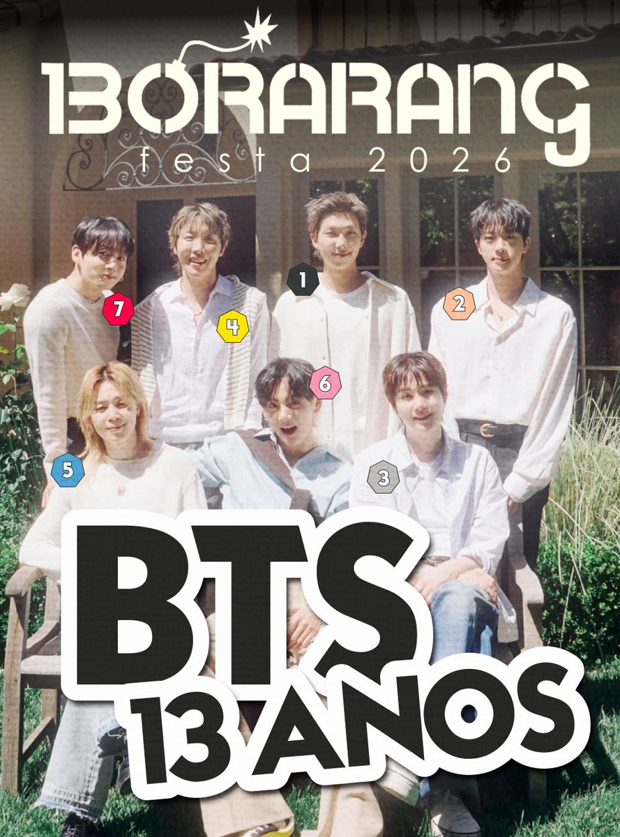 Jin_Galaxy_'s tweet photo. BORARANG FESTA 2026 ⭐

 Em comemoração de aniversário dos 13 anos de debut do BTS.

Com o objetivo de celebrar mais um aniversário de debut do BTS ao lado do fandom, o Projeto Borarang reunirá diversas atividades especiais ao longo de 7 dias, promovendo momentos de interação, diversão e apoio ao grupo.

BORARANG FESTA 2026 
#2026BTSFESTA
#BTS13thAnniversary