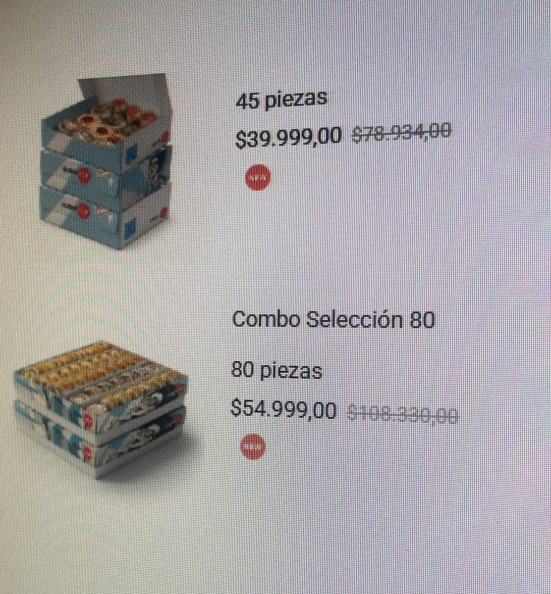 FacuPsz's tweet photo. No tiene sentido lo barato que está el combo de 80 piezas. https://t.co/ExciVktl0y
