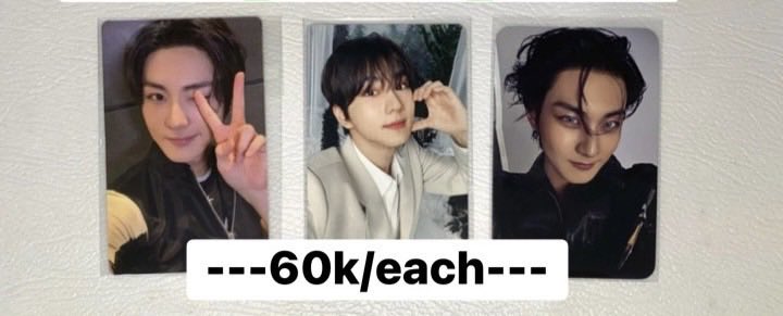 hoonsmileyy's tweet photo. #ensell photocard enhypen sunghoon, jungwon, jay , heeseung
📍 Jakarta
✅ good condi
✅ free pack
✅ free gift (take banyakan)
✅ co by toko🍊
✅ nego tipis 
❌ excl adm shopee 5k

Lfb sunghoon jay jungwon heeseung
Bantu Take yukk guys, mau stop collectt https://t.co/4HnzeJLyYe