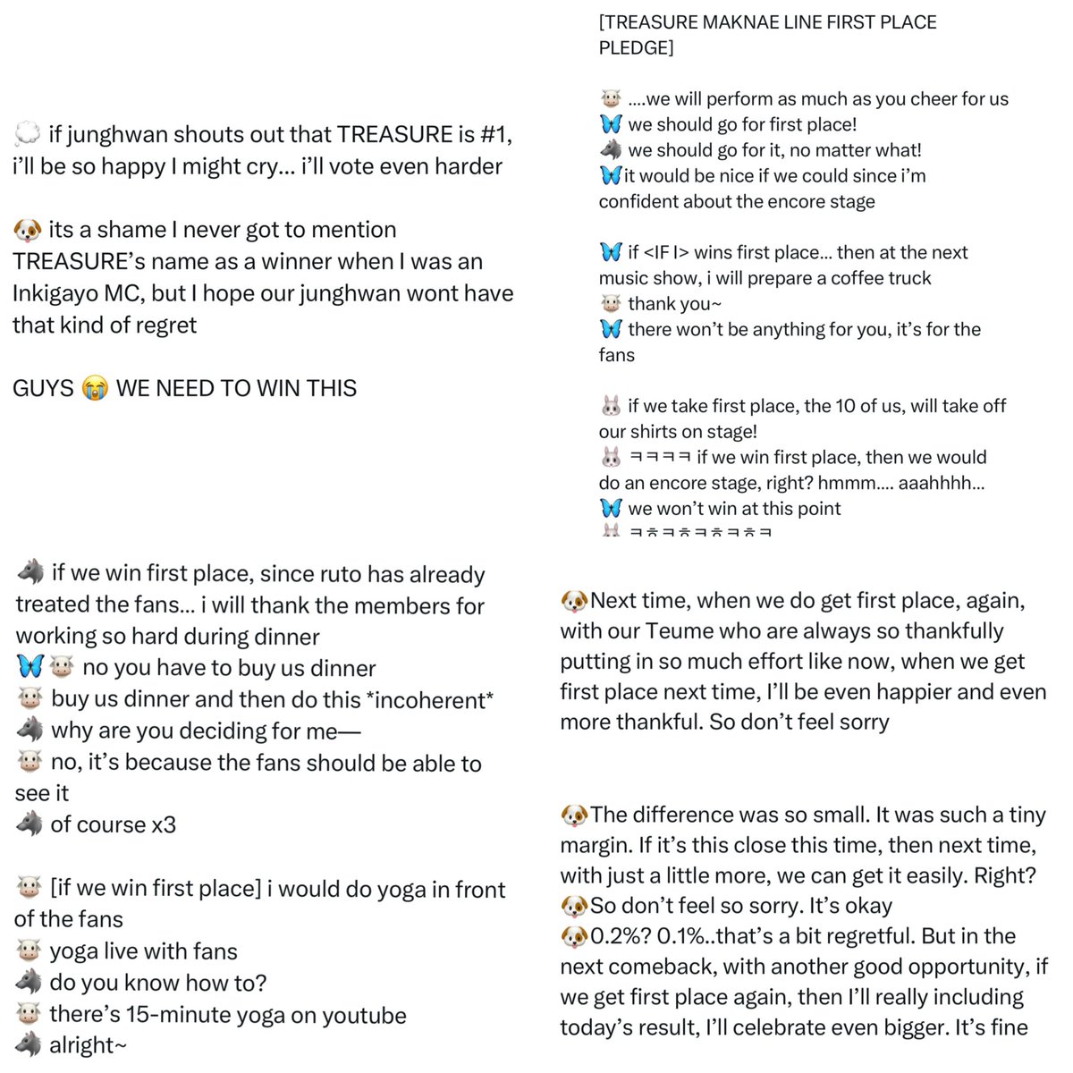 teupopbase's tweet photo. NO MORE IFS OR BUTS❌ NO MORE NEXT TIME❌

Let’s use this as motivation to get #TREASURE their very first encore! Don’t you all want to see MC #SOJUNGHWAN handing over the trophy to his fellow bandmates? Don’t you want to continue to prove YG wrong this comeback? 

Please TEUMES keep voting‼️
MNET+ PRE-VOTE = We need to have 80% otherwise we cannot win and proceed to live-voting📢

PRE-VOTING ENDS:
1 day 16 hours⏰

That 1st encore is within reach only WE can make it happen!🙏🏼 For #TREASURE💎