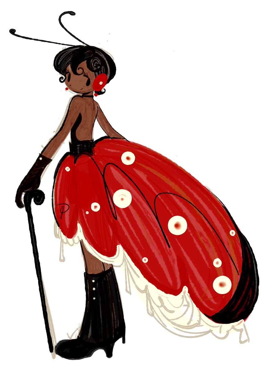 PeecoA's tweet photo. ladybug https://t.co/wzaouWb4CG