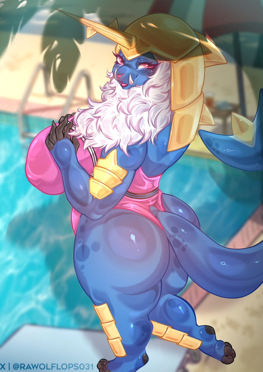 RawolFlops031's tweet photo. Sami, The beautiful Samurott~ a refreshing day at the pool✨
Full color commission~ https://t.co/EV4Ctr2Q47