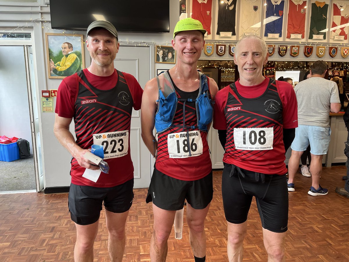 WharfedaleHM's tweet photo. What a great race yesterday - thanks all for entering, turning up &amp; running! It hardly rained as well!
Results are here https://t.co/JN4SwrLreF
Photos @WoodentopsFR 
Thanks to sponsors
@wharfedalerufc 
@brooktaverner 
@hilltopfarmgirl 
@upandrunninguk https://t.co/zfBwmCCUo8