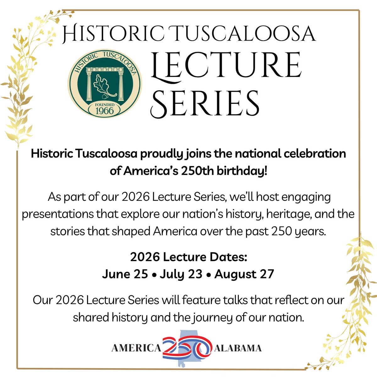 GregoryCook's tweet photo. I am excited to speak about the American Revolution in Tuscaloosa on June 25 and hope you will consider attending: “Understanding How a Revolution Started and How it Changed After It Succeeded” https://t.co/h4TPP7D5t1