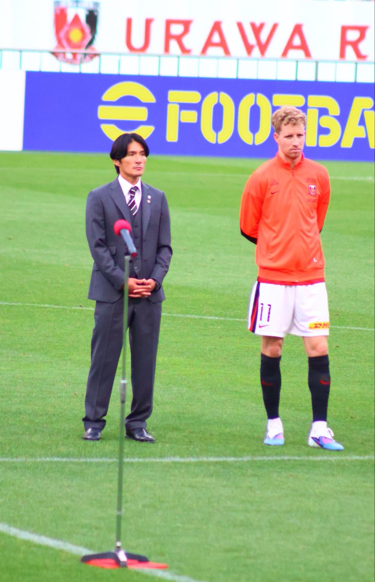 urw15_a's tweet photo. 難しい中、暫定監督引き受けてくれてありがとうございました！
最後は勝って笑顔で終わりたかった。。

またいつの日かトップチームの監督��なって、達也のやりたいサッカーを思う存分表現できますように！！！💫

まずはU-21の監督楽しみ🥰
達也の監督人生に幸あれ🫶 https://t.co/SlRaJ5TRJp