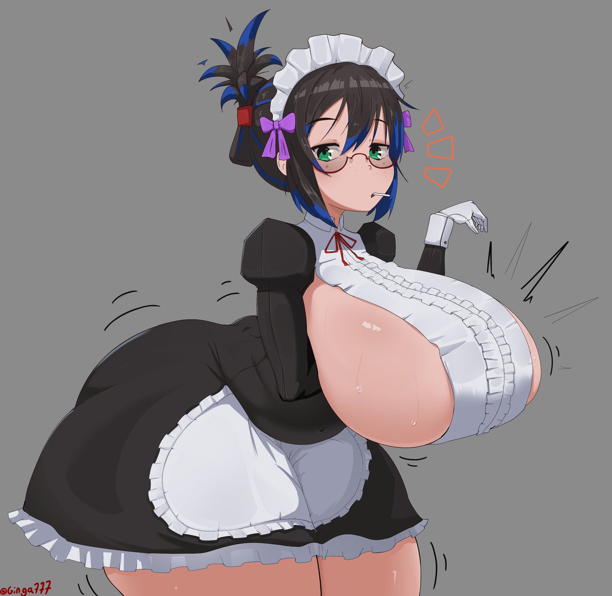 Ginga__777's tweet photo. [Art trade for]
@Elmast_ 
Nimue 
#digitalart #bigboobs #maid #bbw https://t.co/6Mij8Kxshr