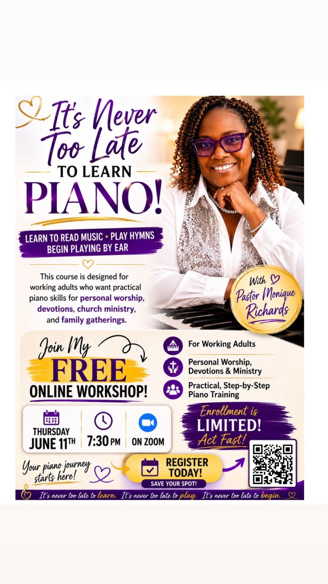 visongbird's tweet photo. It’s NEVER too late to learn Piano. (See flyer for details). https://t.co/5HMzItwHGP
