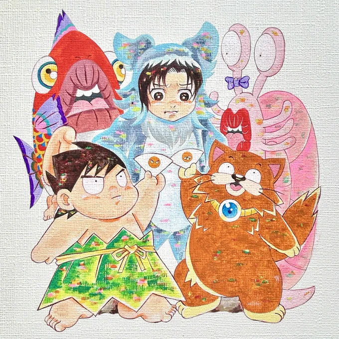 本日はお昼から、出版社の編集者さん達やデザイナーの方々、印刷所の方々と一緒に絵本『パプワくん』の再稿確認です。 初めての絵本で漫画とはまた違う作業をさせて頂いておりますが、改めて沢山の方々のおかげで本が世に出るのだなぁと実感。 気張ってチェックしてきます。 柴田亜美 #絵本