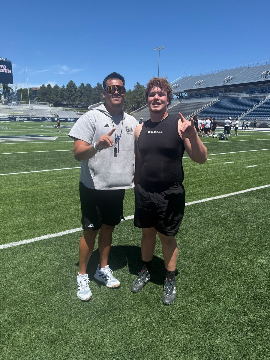 Emmett_Summit's tweet photo. Had a great camp at @NevadaFootball 
Thank you @Coach_JLoeffler and @CoachYzaguirre for the valuable feedback https://t.co/QiifsDlDiG