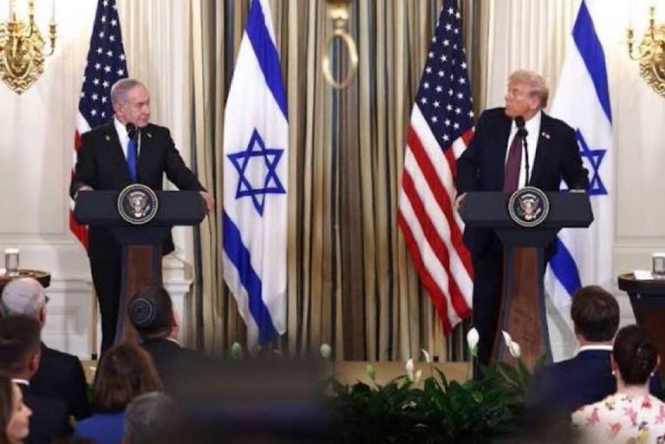AZ_Intel_'s tweet photo. President Trump tells FT Israel would have no choice but to accept any U.S.-negotiated deal with Iran, saying, “I call the shots. I call all the shots. He [Netanyahu] doesn’t call the shots.” https://t.co/O24i6pbNdr