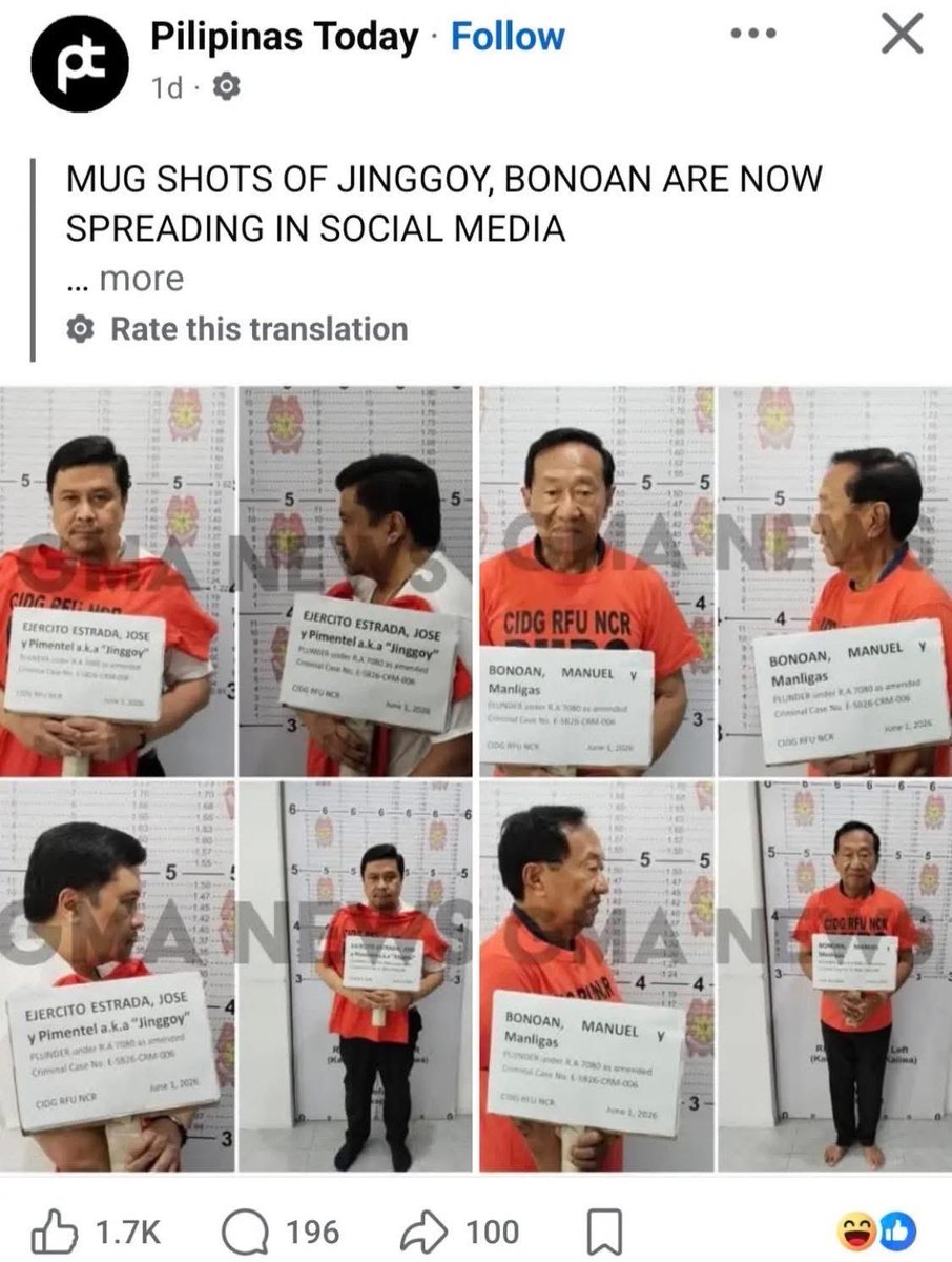 GemoraAudie's tweet photo. Threw all corrupt govt officials in jail where they belong and we will have a better Philippines https://t.co/5bZdx0PEk5